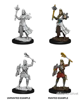 D&D Nolzur’s Marvelous Miniatures: Kvinnlig Människa Präst