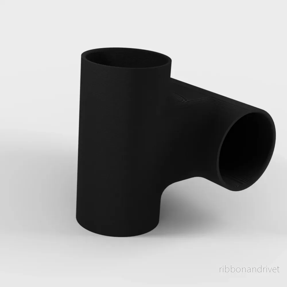 PVC T-koppling för båtöverdrag och flexibla ramar PVC T-koppling för båtöverdrag och flexibla ramar