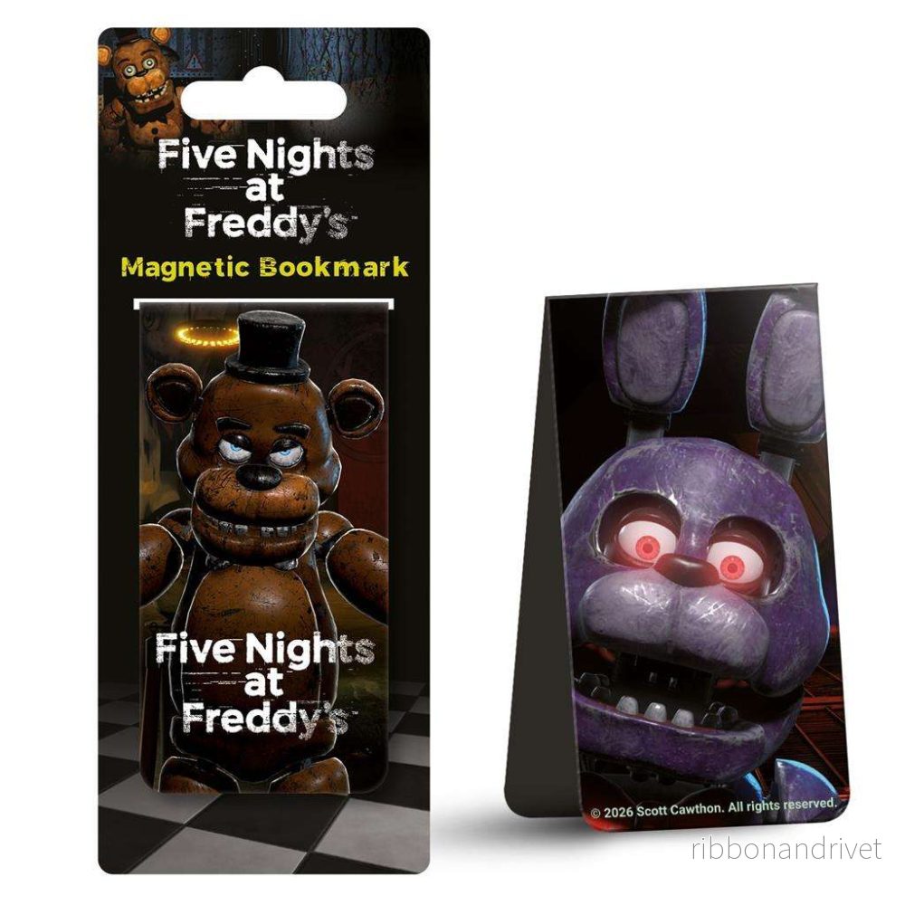 FIVE NIGHTS AT FREDDY’S – MAGNETISKT BOKMÄRKE – FREDDY FIVE NIGHTS AT FREDDY’S – MAGNETISKT BOKMÄRKE – FREDDY