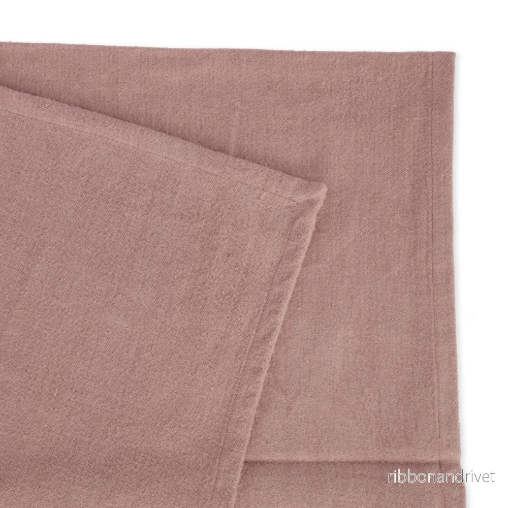 Calm Organic Cotton Yoga Blanket - Rose - Bild 2