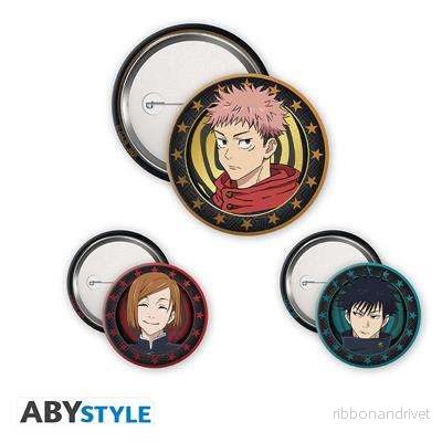 JUJUTSU KAISEN – Märkespaket – Yuji, Megumi och Nobara JUJUTSU KAISEN – Märkespaket – Yuji, Megumi och Nobara
