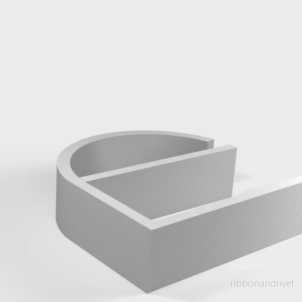 25 mm kabelklämma för skrivbord – Organisera dina kablar - Bild 2