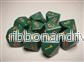 Chessex Opaque Polyhedral Ten d10 Set - Dusty Green/Guld - Bild 2
