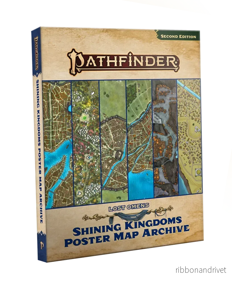 Pathfinder Lost Omens Shining Kingdoms Poster Map Archive (P2) Pathfinder Lost Omens Shining Kingdoms Poster Map Archive (P2)