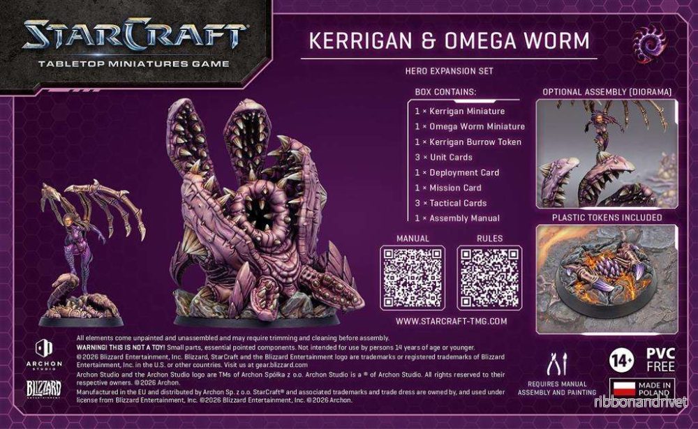 StarCraft® The Miniatures Game – Kerrigan (Primal Kerrigan) – Zerg – Hjälteexpansion – EN - Bild 2