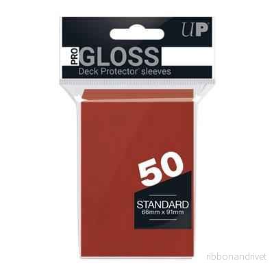 UP - Standard Sleeves - Röd (50 Sleeves) - Bild 2