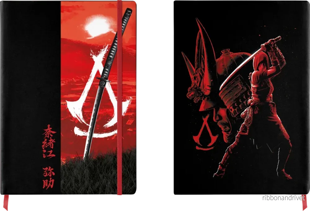 Assassins Creed Shadows – Anteckningsblock ”Katana Sun” Assassins Creed Shadows – Anteckningsblock ”Katana Sun”