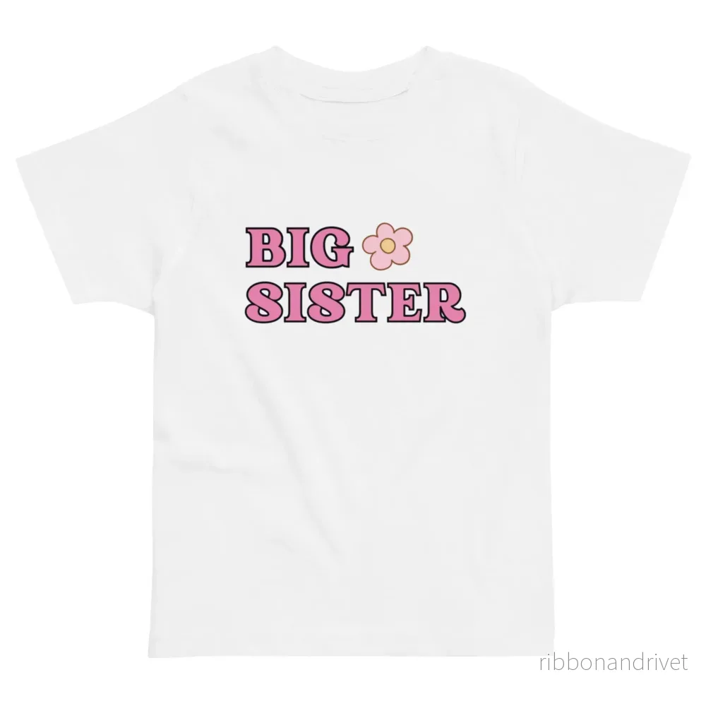 Big Sister T-shirt - Blomma - Bild 2