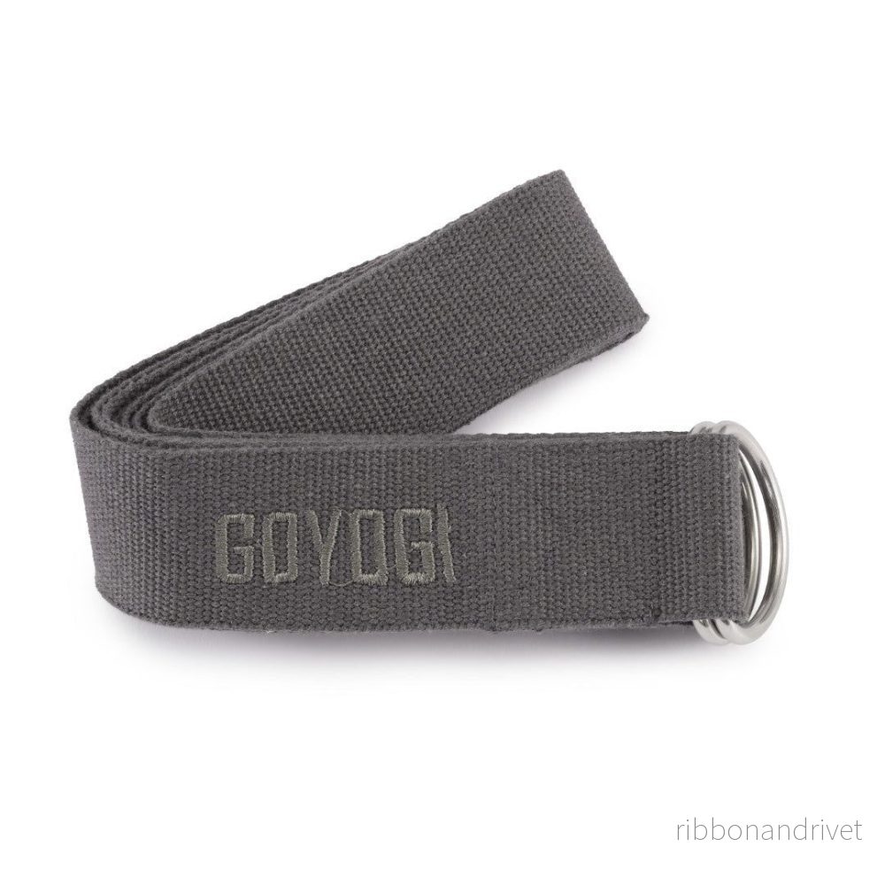 Calm Yoga Studio strap 280 cm - Dark Grey - Bild 3