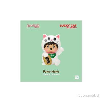 Monchhichi – Lucky Cat Blind Box-display med 6 - Bild 2