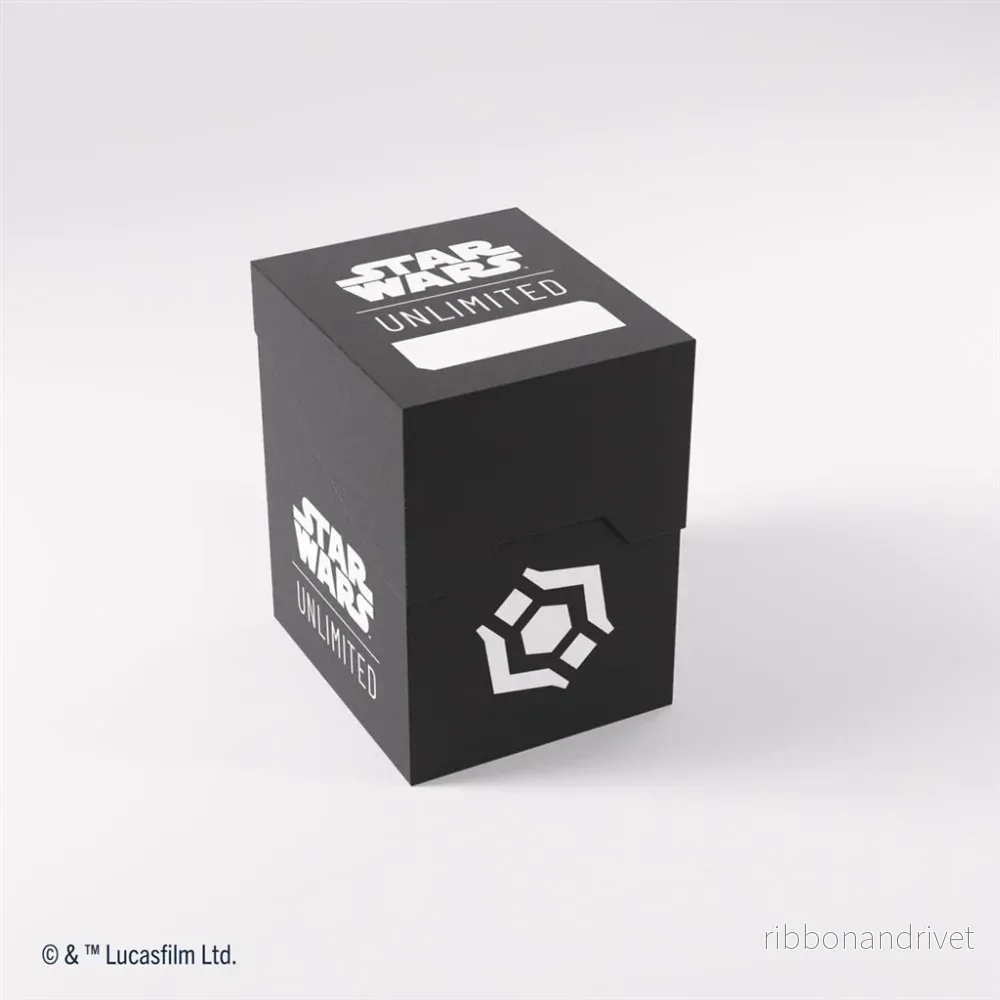 Gamegenic – Star Wars: Unlimited Soft Crate – Black/White Gamegenic – Star Wars: Unlimited Soft Crate – Black/White