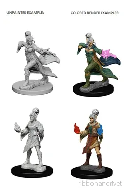 Pathfinder Battles Deep Cuts: Elf Female Sorcerer