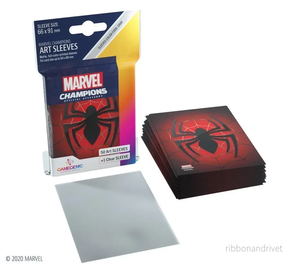 Gamegenic – Marvel Champions Konsthylsor – Spider-Man (50+1) Gamegenic – Marvel Champions Konsthylsor – Spider-Man (50+1)