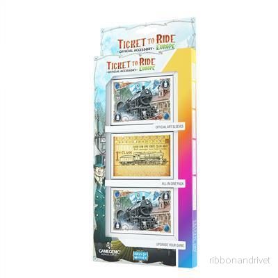 Gamegenic – Ticket to Ride Europe Art Sleeves (168 Sleeves)