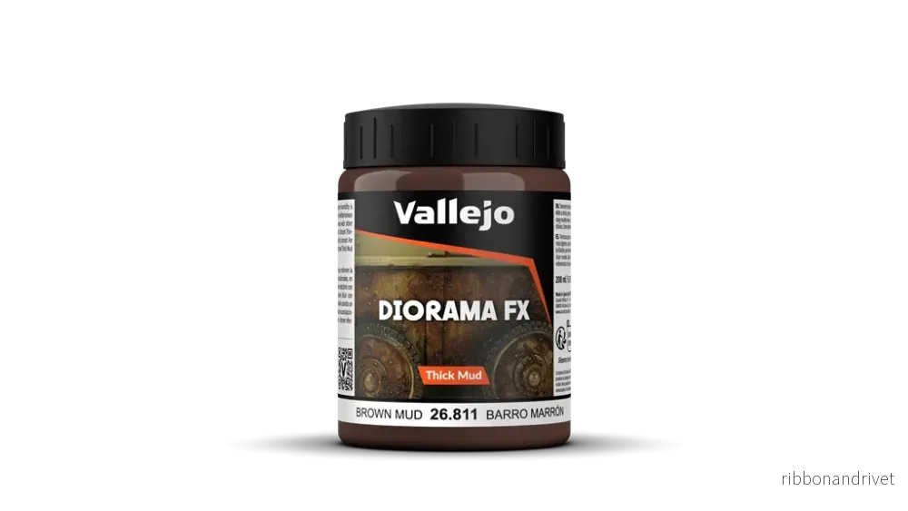 Vallejo – Diorama FX Thick Mud Textures Brun Vallejo – Diorama FX Thick Mud Textures Brun