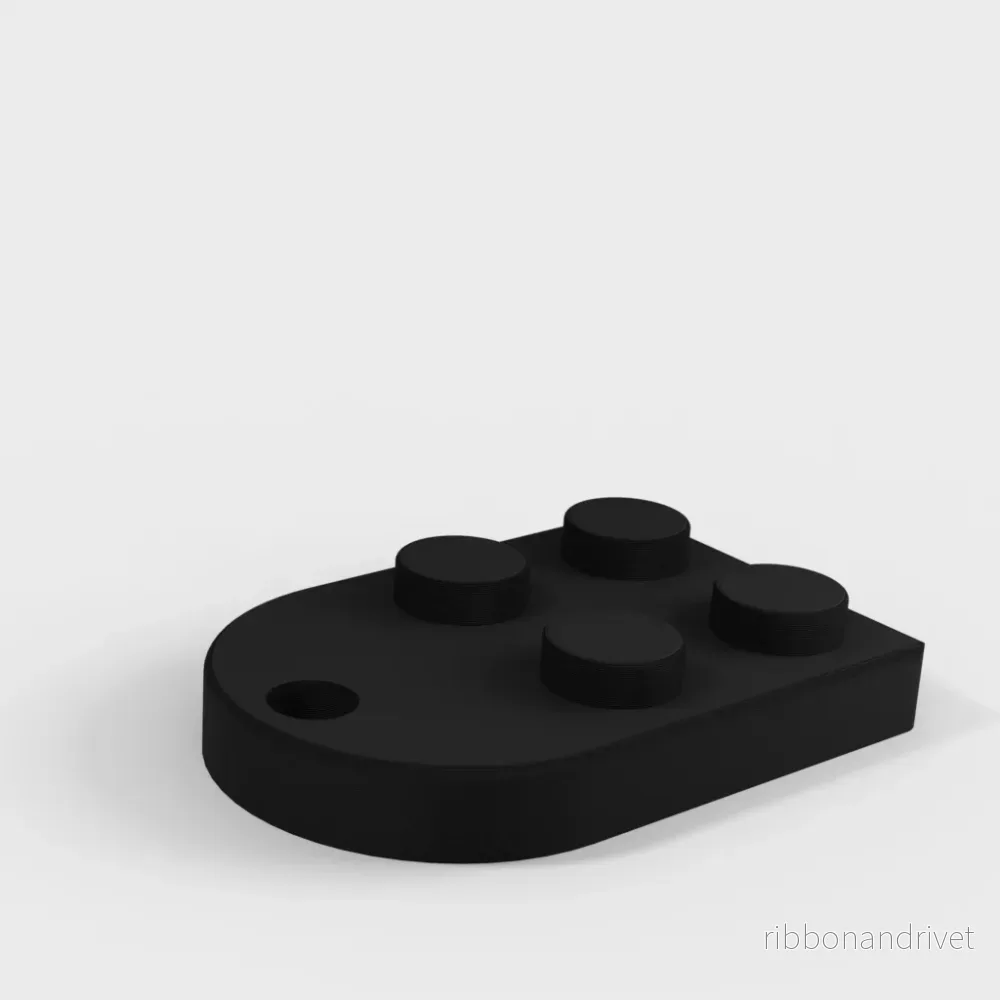 Hjärtnyckelring i LEGO-stil - Bild 3