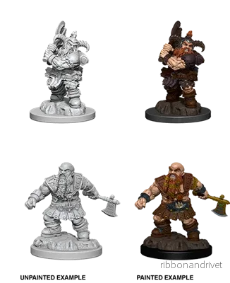 D&D Nolzur’s Marvelous Miniatures: Manlig Dvärg Barbar