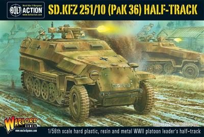 Bolt Action Sd.Kfz 251/10 Pak 36 Halvbandvagn 1:56 Bolt Action Sd.Kfz 251/10 Pak 36 Halvbandvagn 1:56
