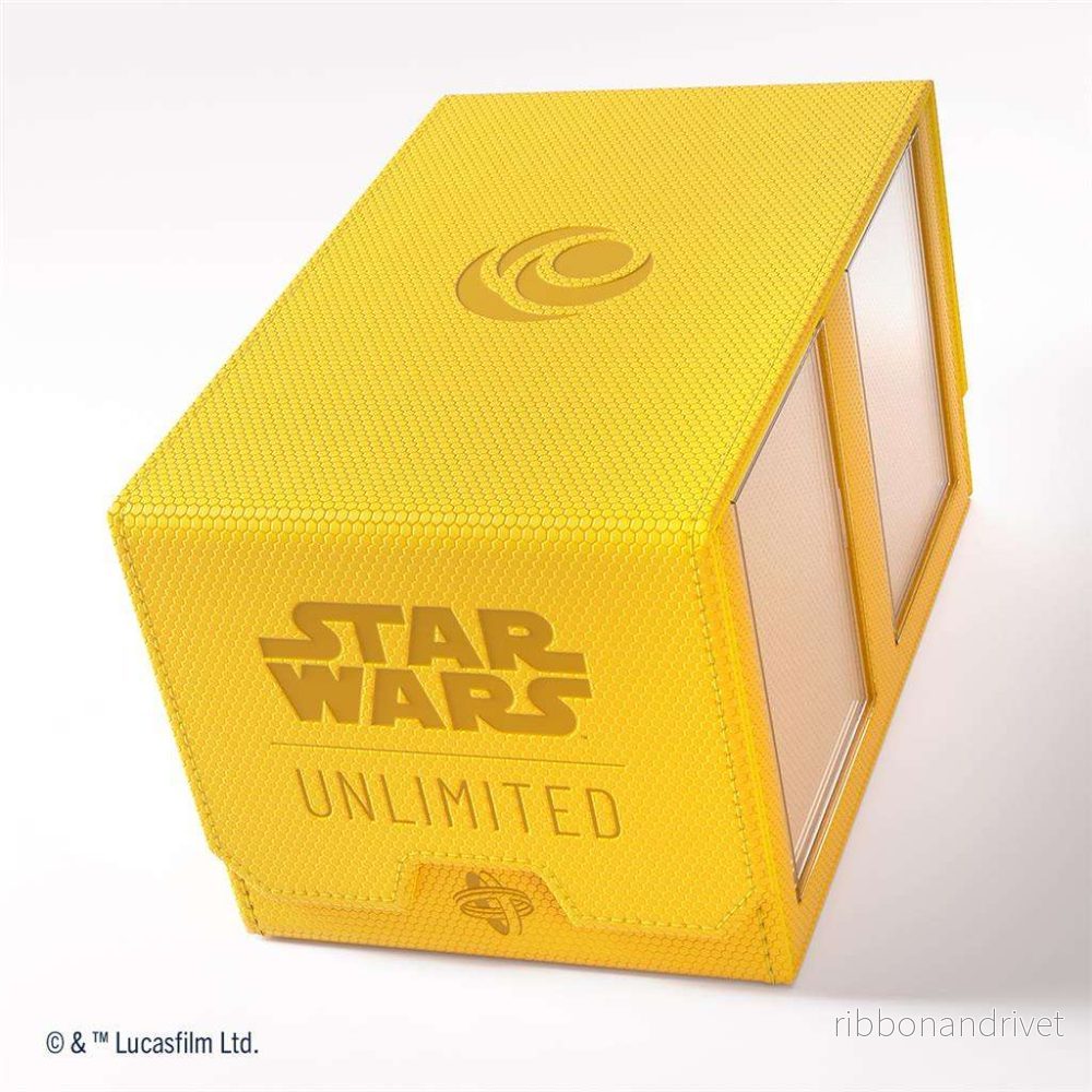 Gamegenic – Star Wars: Unlimited Double Deck Pod – Yellow Gamegenic – Star Wars: Unlimited Double Deck Pod – Yellow