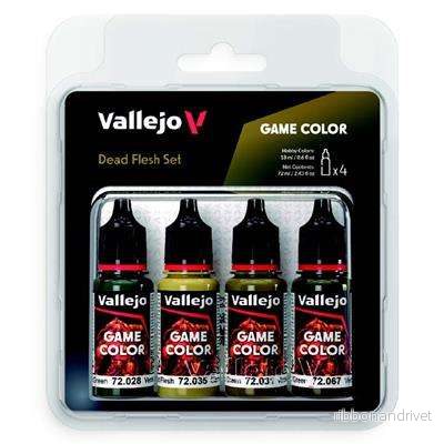 Vallejo - Game Color / 4 färger - Set Dödkött