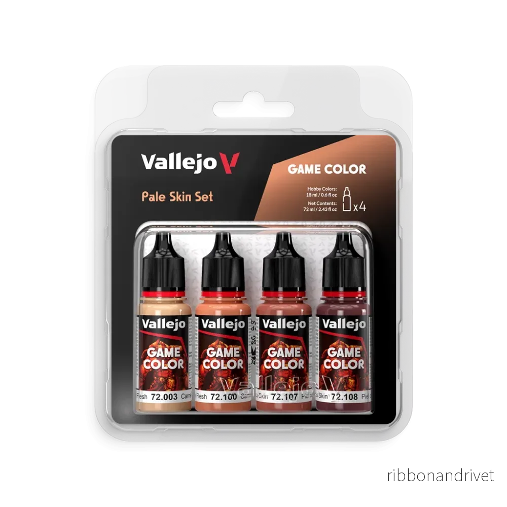 Vallejo Game Color – Pale Skin Set 18 ml