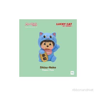Monchhichi – Lucky Cat Blind Box-display med 6 - Bild 3