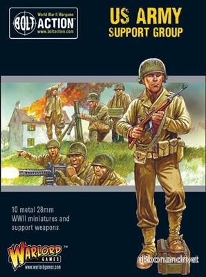 Bolt Action – US Army Support Group (HQ, Mortar & MMG) Bolt Action – US Army Support Group (HQ, Mortar & MMG)