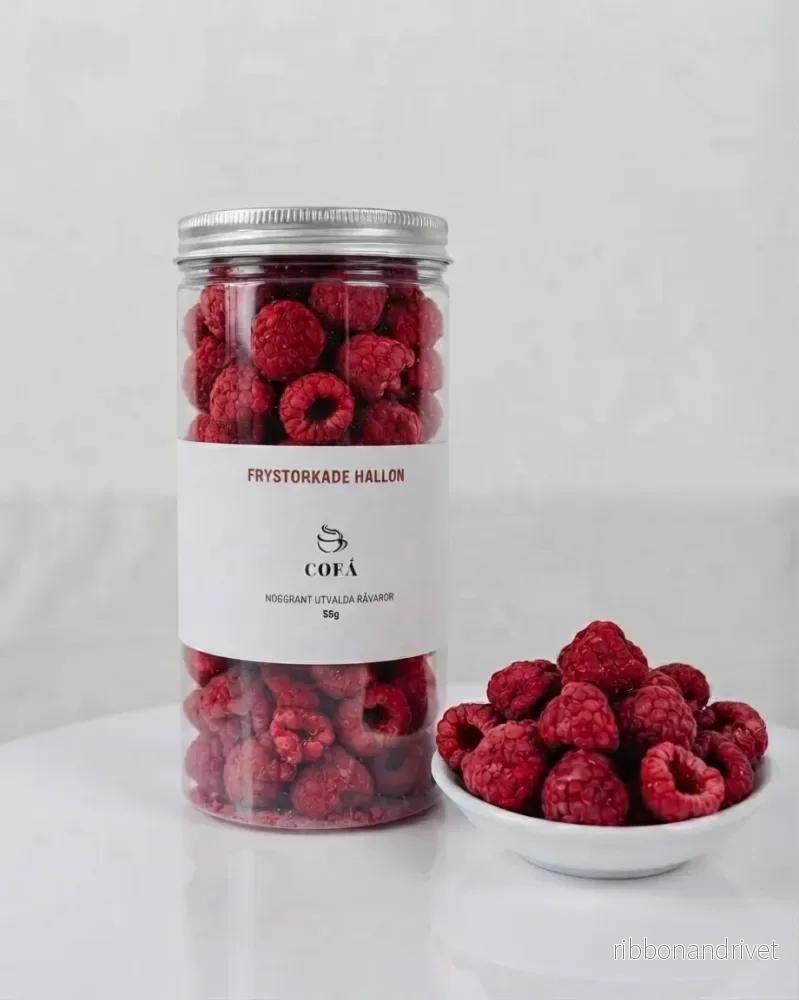 Frystorkade Hallon 35g – 100% Frukt utan Tillsatser Frystorkade Hallon 35g – 100% Frukt utan Tillsatser