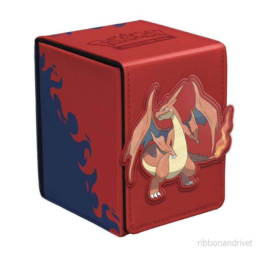 UP – Mega Charizard Y Alcove Flip Deck Box för Pokémon Trading Card Game UP – Mega Charizard Y Alcove Flip Deck Box för Pokémon Trading Card Game