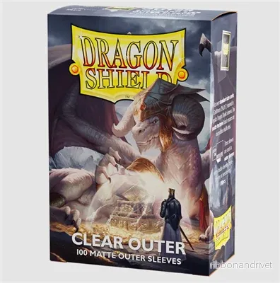 Dragon Shield Standard Size Outer Sleeves – Matte Clear (100 Sleeves) Dragon Shield Standard Size Outer Sleeves – Matte Clear (100 Sleeves)