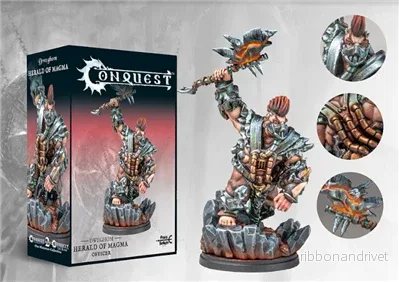 Conquest – Dweghom: Herald of Magma (Officer) Miniatyr