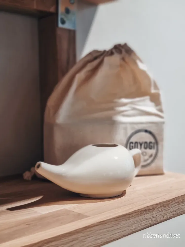 Porcelain neti pot / nasal rinse - Bild 2