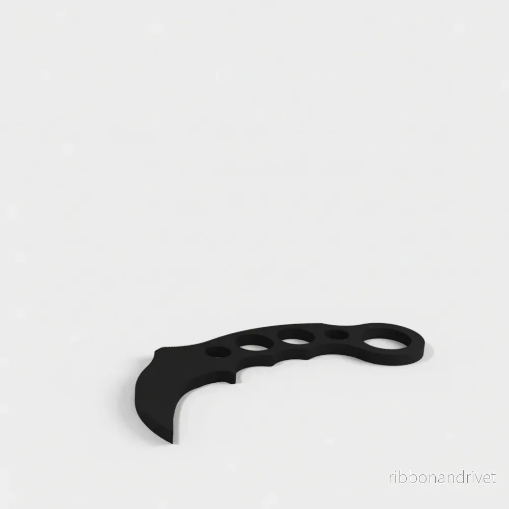 Karambit träningskniv för säker kampsportsträning - Bild 2