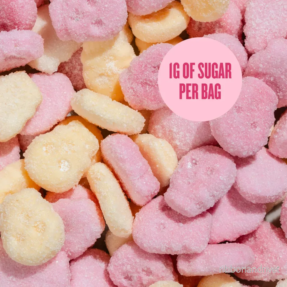 Pändy Sour Skulls 50 g – Godis med 1 g socker - Bild 2