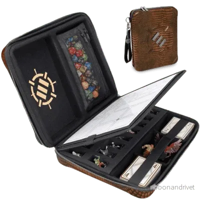ENHANCE Tabletop RPGs RPG Organizer Case Collector’s Edition (Brown) ENHANCE Tabletop RPGs RPG Organizer Case Collector’s Edition (Brown)