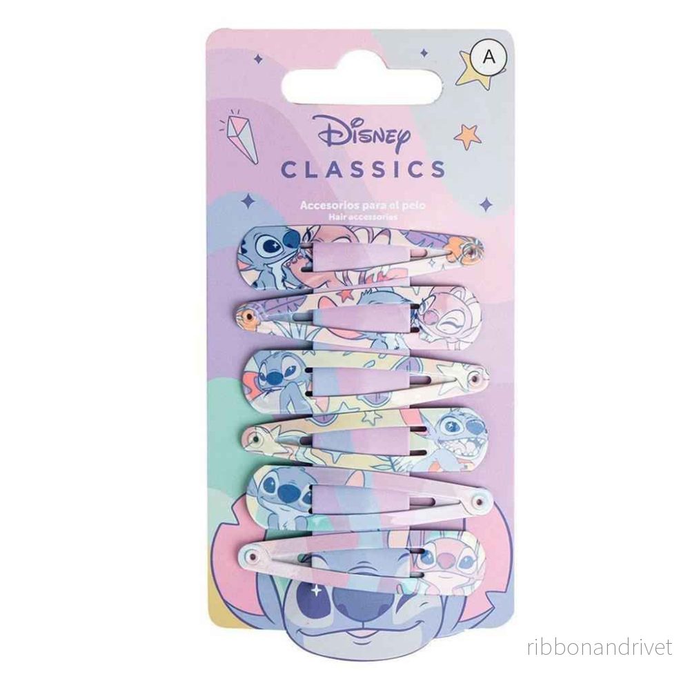 Disney – Stitch – Hårklämmor 6-Pack Disney – Stitch – Hårklämmor 6-Pack