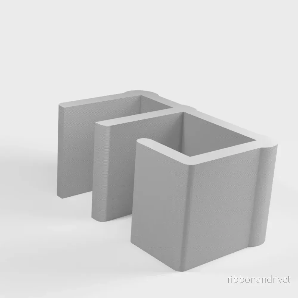 Kabelhantering för IKEA BEKANT skrivbord - Bild 2
