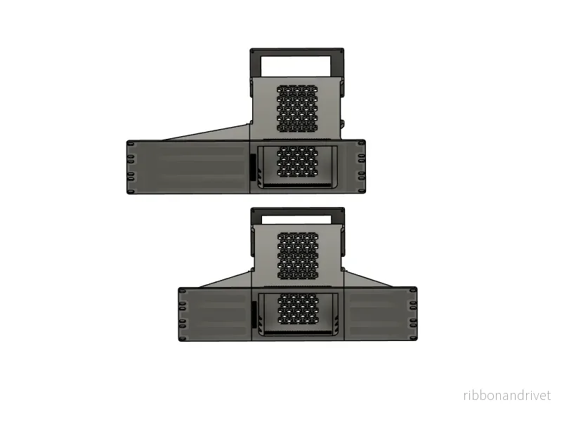 19-tums rackfästen för Synology DS224+ NAS - Bild 2