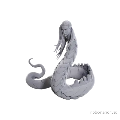 Pathfinder Deep Cuts: Lunar Naga - Detaljerad Samling av Miniatyrer för Spel - Bild 2