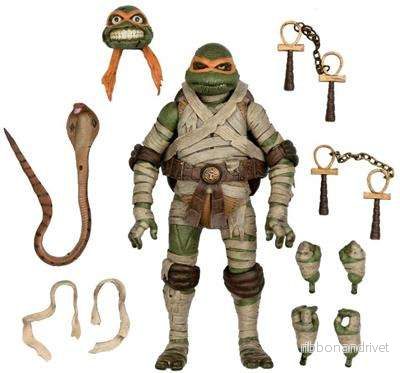 Universal Monsters x Teenage Mutant Ninja Turtles Ultimate Michelangelo as The Mummy Universal Monsters x Teenage Mutant Ninja Turtles Ultimate Michelangelo as The Mummy
