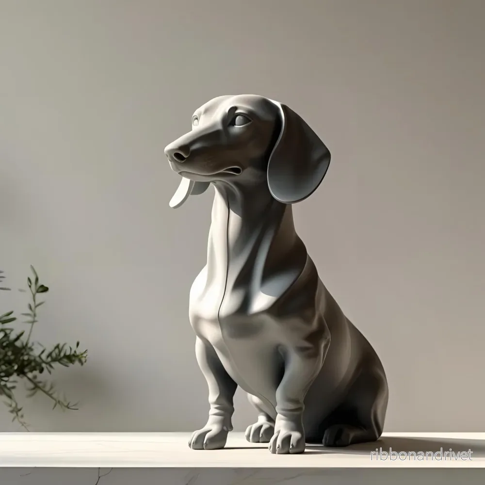 Minimalistisk Taxskulptur för Modern Inredning