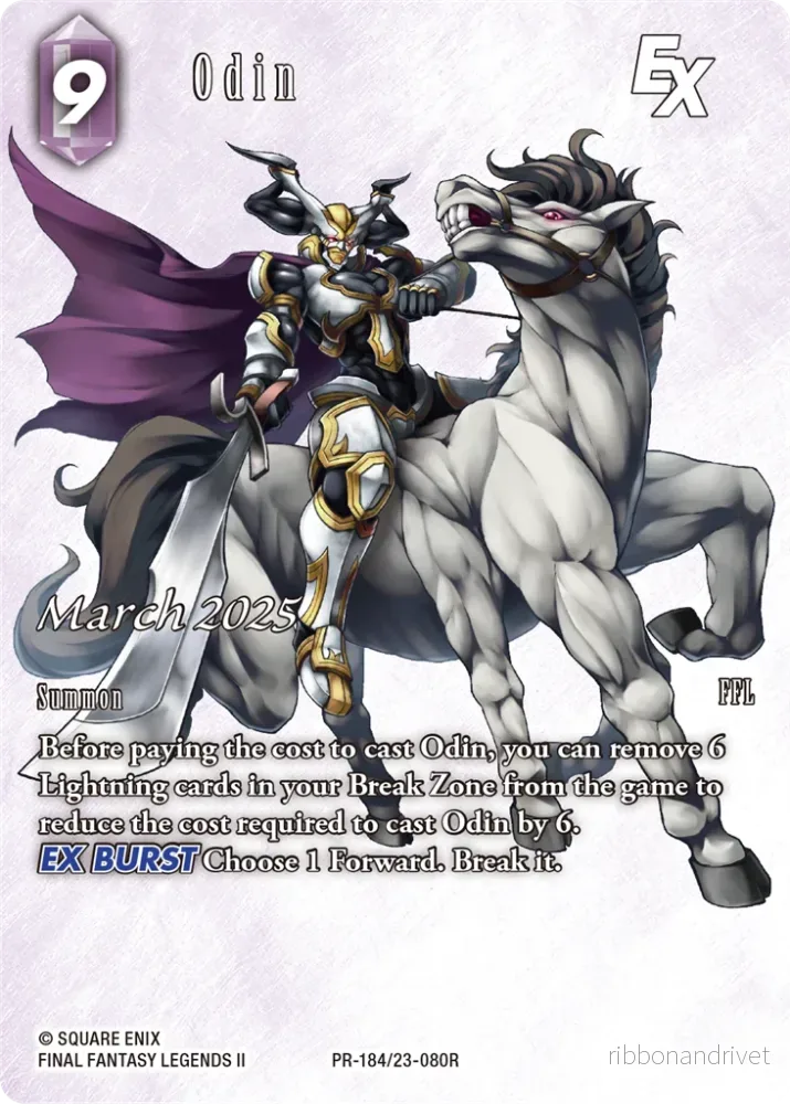 Final Fantasy TCG Mar 184 – EN (Odin) Final Fantasy TCG Mar 184 – EN (Odin)