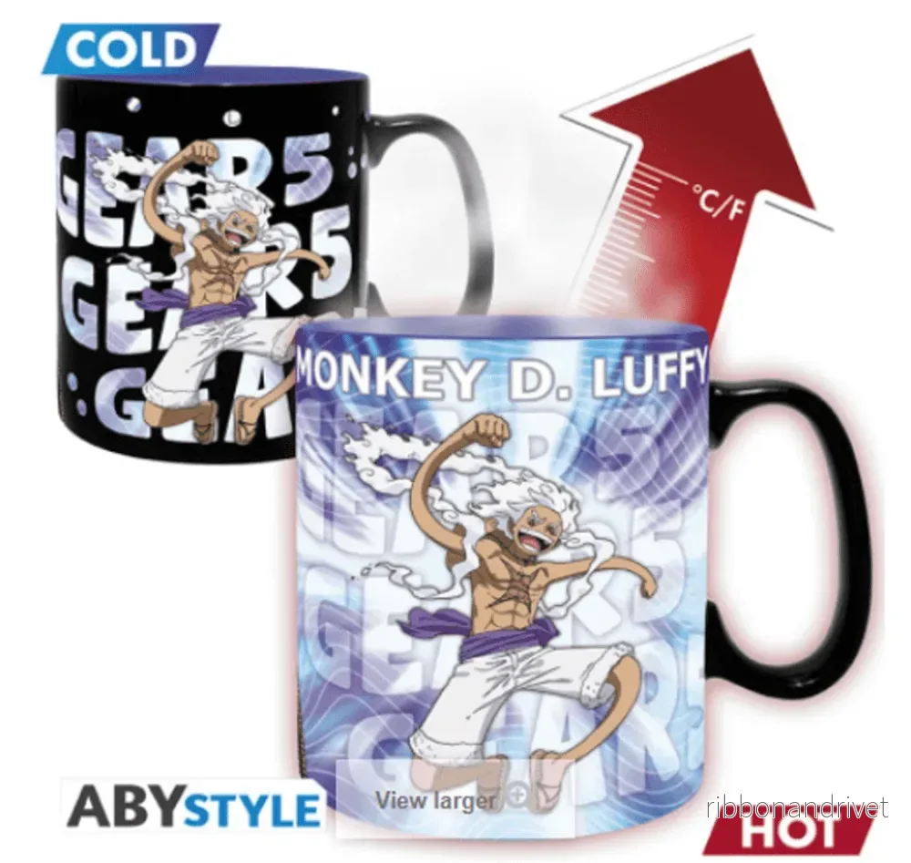 One Piece – Heat Change Mug 460 ml – Monkey D. Luffy – Gear 5th