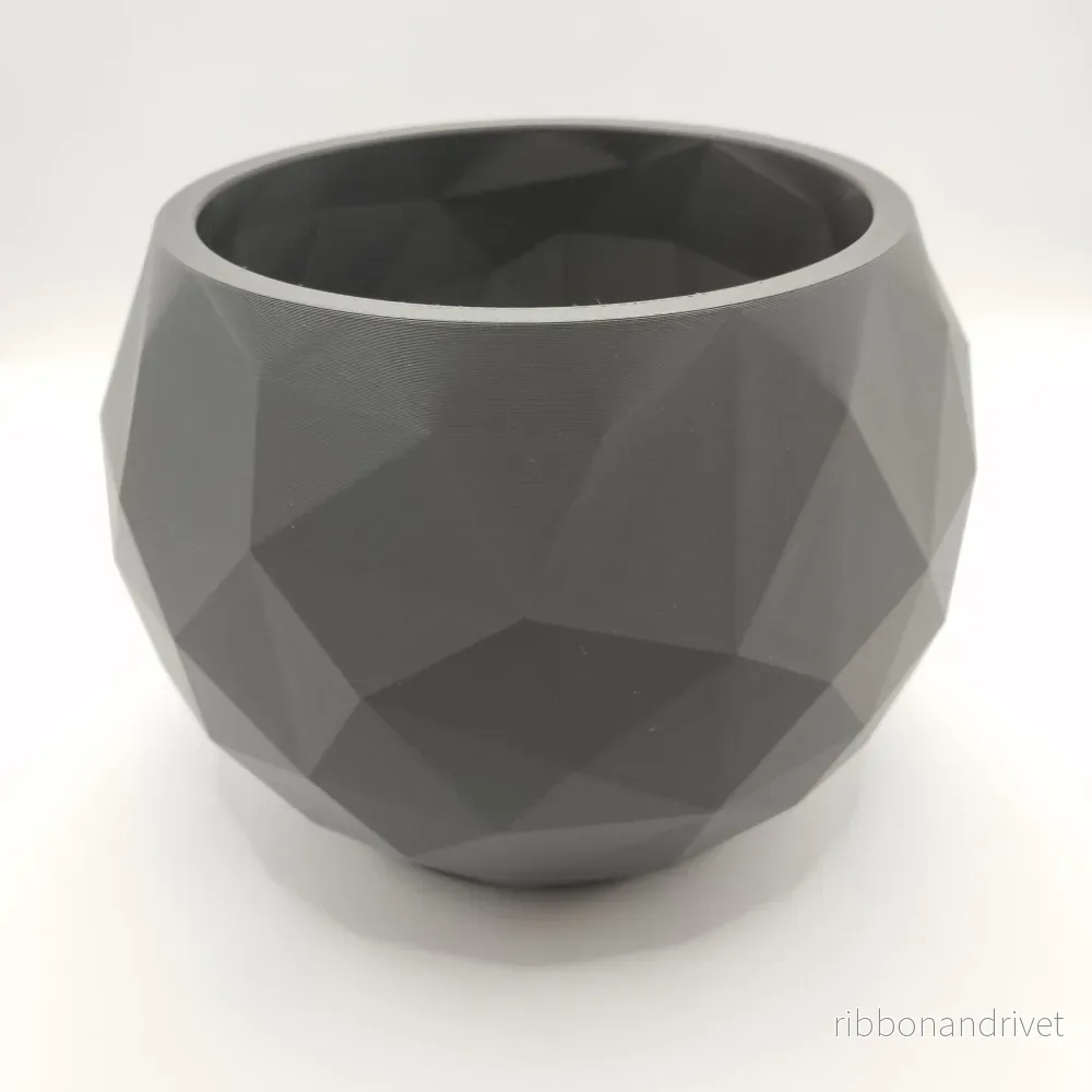 Low Poly Skål i Spricksten-design - Bild 3