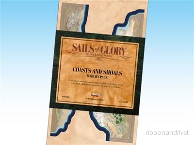 Sails Of Glory – Terrain Pack – Coasts and Shoals Tillbehör Sails Of Glory – Terrain Pack – Coasts and Shoals Tillbehör