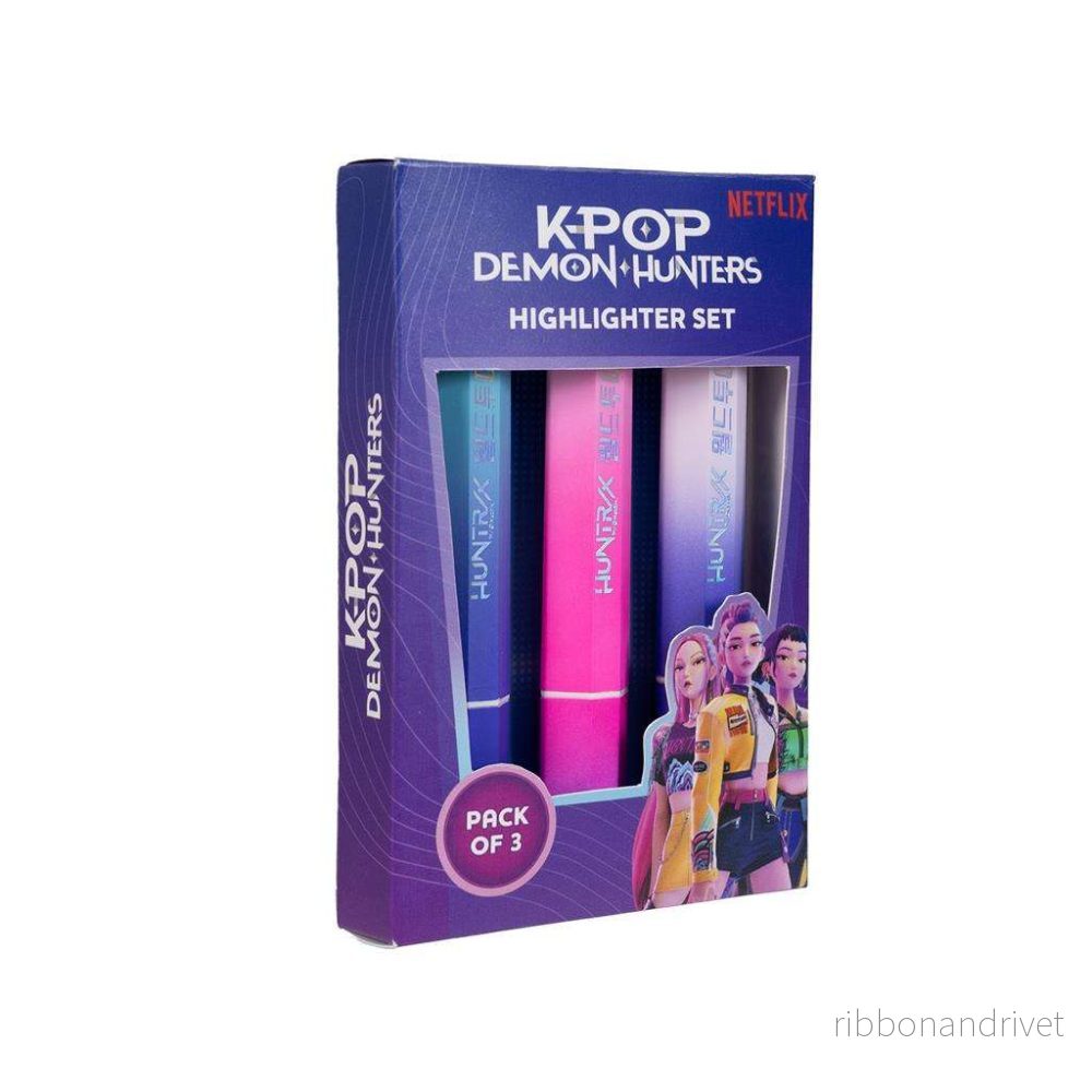 KPop Demon Hunters – Överstrykningspennor, 3-pack – HUNTR/X KPop Demon Hunters – Överstrykningspennor, 3-pack – HUNTR/X