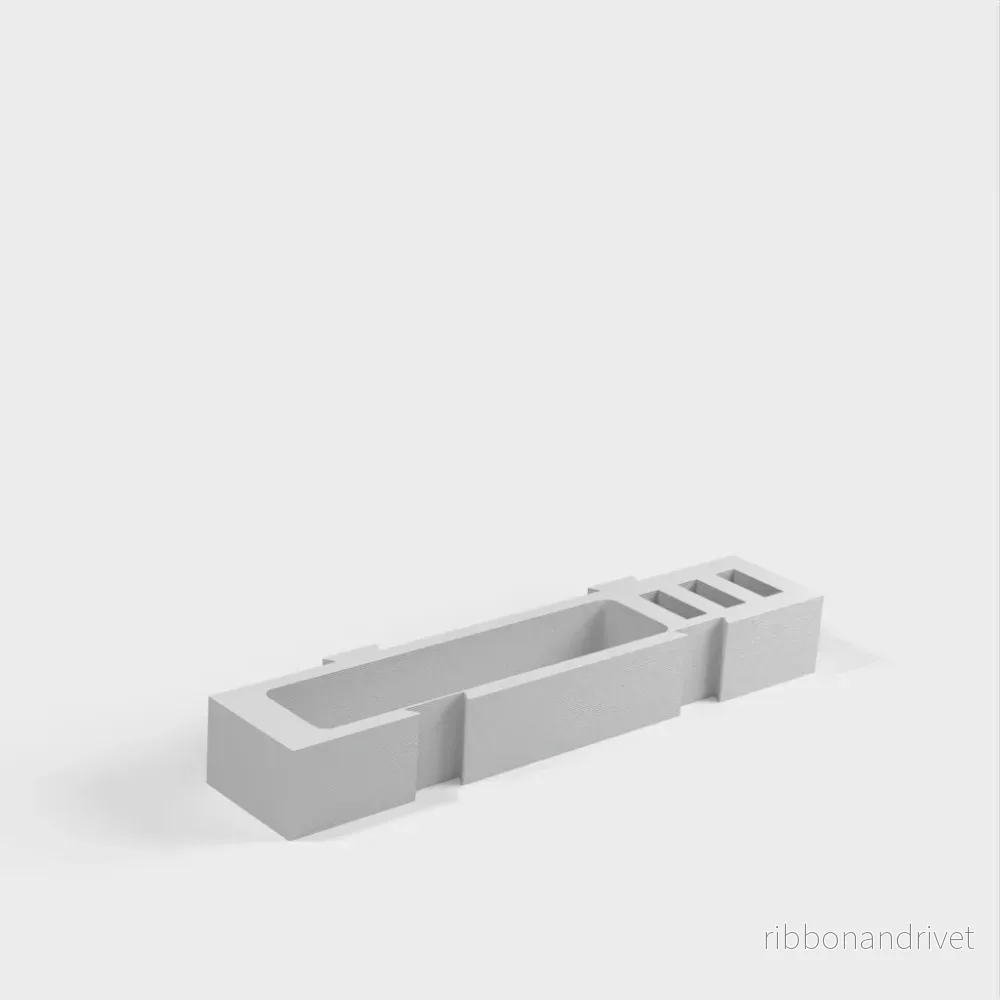Modulär skrivbordsorganisator för USB, Micro SD, SD och olika storlekar av pennor och pennor - Bild 2