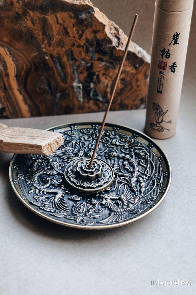 Incense holder with Bird Phoenix Incense holder with Bird Phoenix