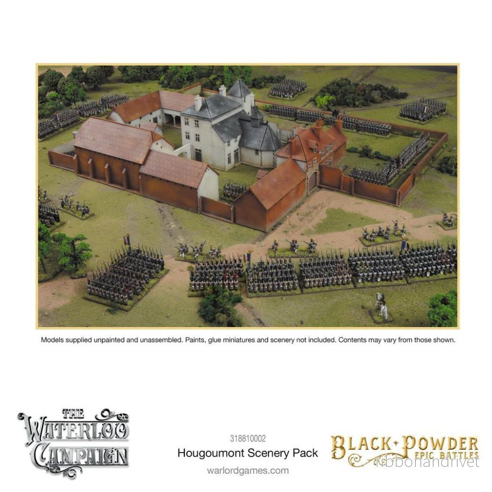 Black Powder Epic Battles: Waterloo – Hougoumont Landskapspaket Black Powder Epic Battles: Waterloo – Hougoumont Landskapspaket