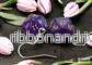 Chessex Hook Örhängen Borealis Royal Purple Mini-Poly d20 Par - Bild 2